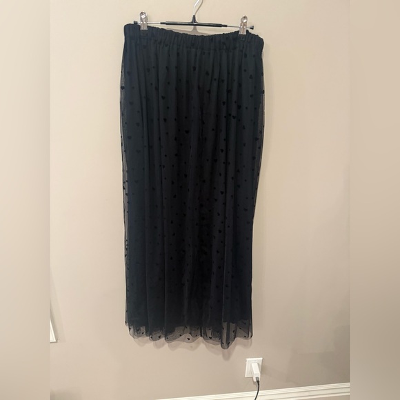 Anthropologie Black Maxi Skirt - Picture 6 of 12